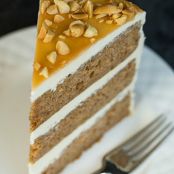Salted Caramel Apple Cake