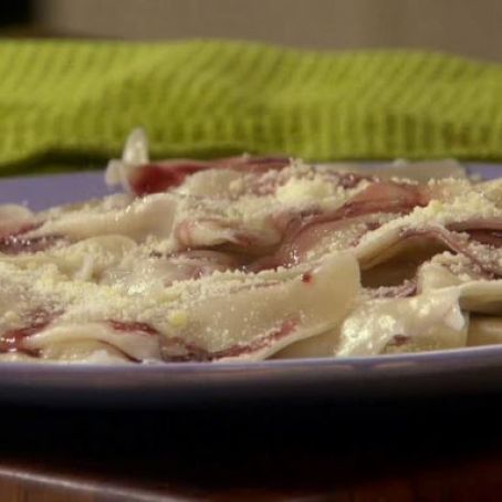Pasta - Chicken Ravioli with Marsala Reduction