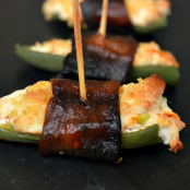 Jalapeño Poppers with Eggplant Bacon