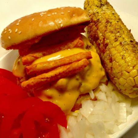 Chip and Dip Burger