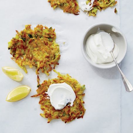 Crispy Summer Squash Pancakes