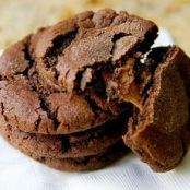 Caramel Filled Chocolate Cookies