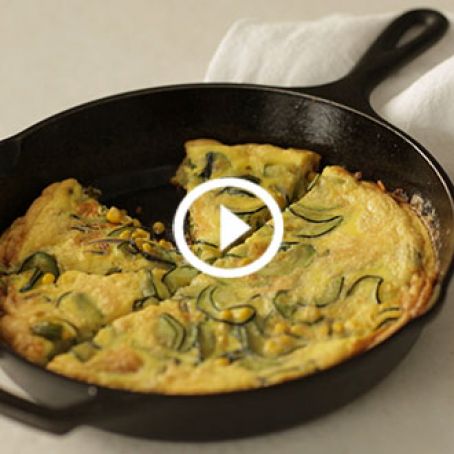 Shaved-Squash Salad with Tomatoes, Zucchini Blossoms, Ricotta, and Thyme Oil