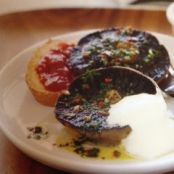 Broiled Field Mushrooms with Garlic and Chili