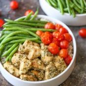 Chicken Pesto Bowls