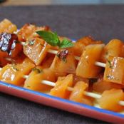 Skewered Cantaloupe