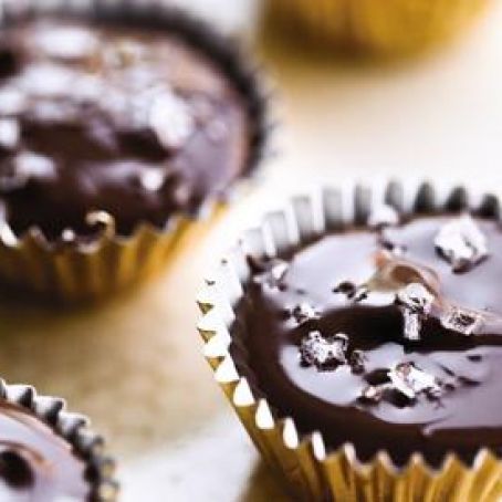 Peanut Butter Cups With Dark Chocolate & Sea Salt