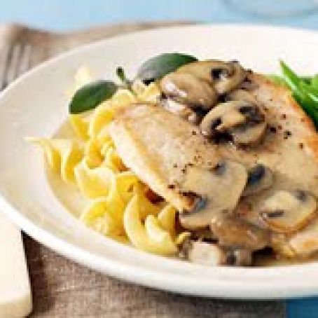 Chicken and Sage-Mushroom Gravy