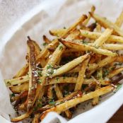 Skinny Garlic Parmesan Fries
