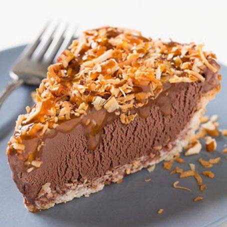 German Chocolate Ice Cream Pie