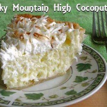 Rocky Mountain High Coconut Cream Pie