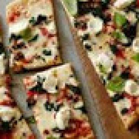 Healthy Spinach and Ricotta Pizza