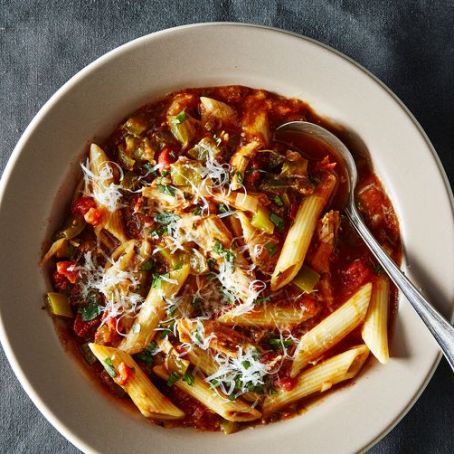 Slow-Cooker Chicken Parmesan Soup