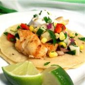 Fish Tacos with Salsa