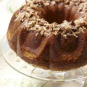 Coconut Pecan Bourbon Cake