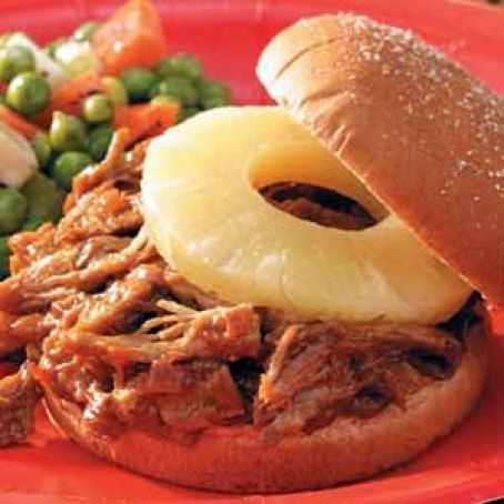 Teriyaki Pulled Pork Sandwiches Recipe