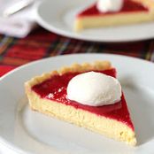 Cranberry Eggnog Tart