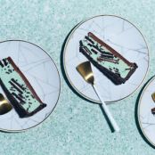 Chocolate Grasshopper Ice Cream Tart