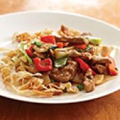 Korean BBQ Pork with Crunchy Wontons