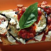 Eggplant Marinara Flatbread (Bon Apetit)