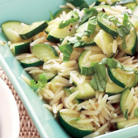 Orzo and Zucchini Salad