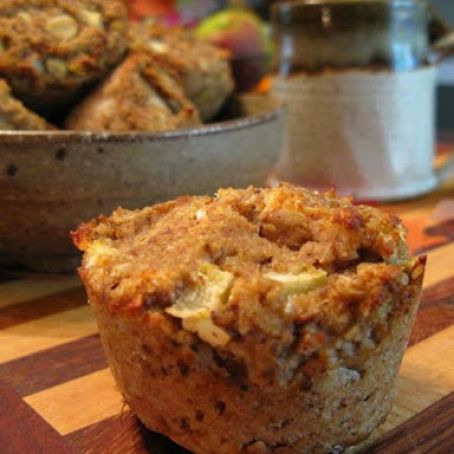 quickbread - apple 'oat' muffins
