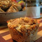 quickbread - apple 'oat' muffins