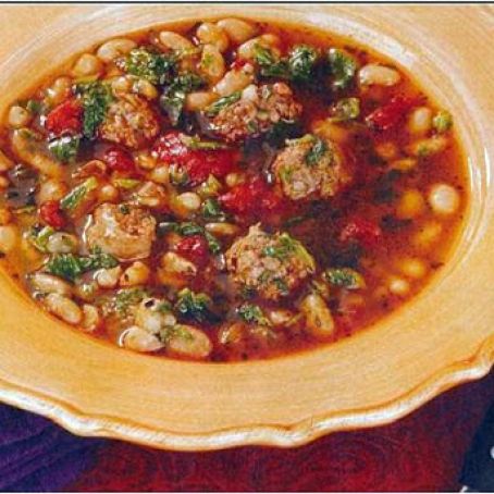 Tuscan Sausage and Bean Soup