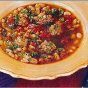 Tuscan Sausage and Bean Soup
