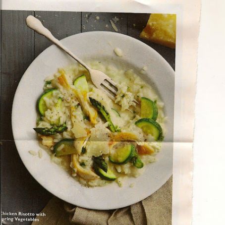 Chicken Risotto with Spring Vegetables