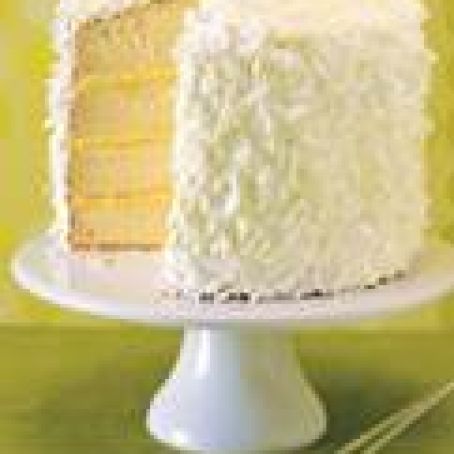 GINGER-LIME COCONUT CAKE WITH MARSHMALLOW FROSTING