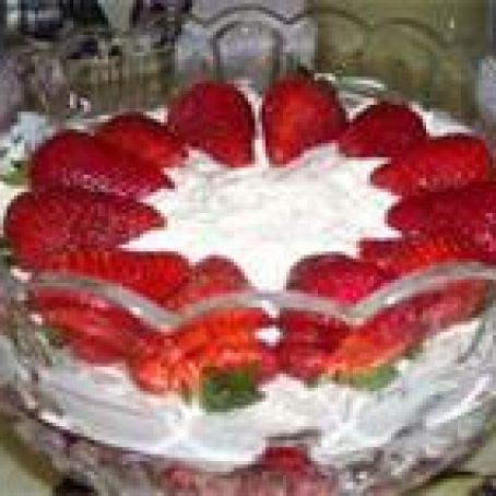 Strawberry Cheescake Torte