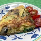 FRITTATA DE CALABACIN Y HONGOS