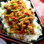 BUTTER AND GARLIC PORK WITH CRISPY FRIED GARLIC