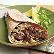 Mu Shu Beef Wrap