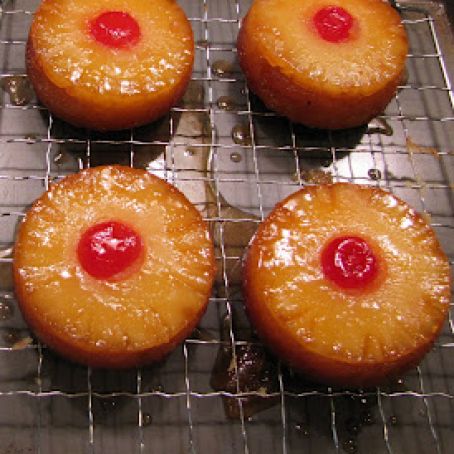 Mini Pineapple Upside Down Cakes