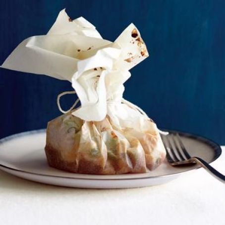 SAKE SEA BASS IN PARCHMENT