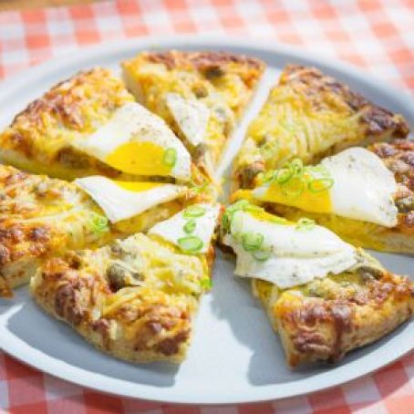 Breakfast for Dinner Pizza