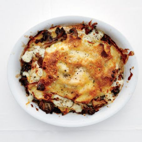 Mushroom and Burrata Lasagnette