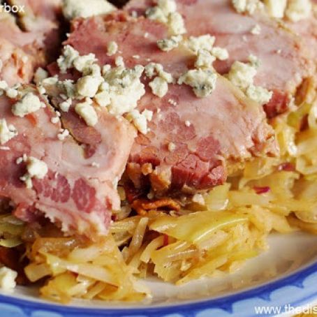 Corned Beef with Wilted Cabbage and Blue Cheese - Epcot International Food and Wine Festival