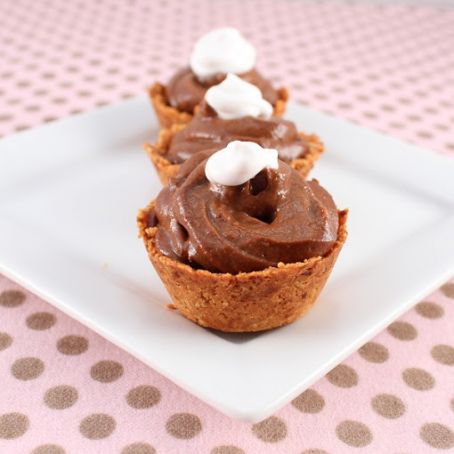 Low Carb Mini Chocolate Cream Tarts (Low Carb and Gluten Free)