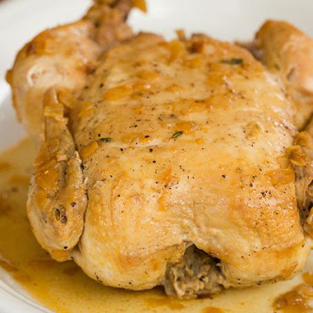 Slow Cooker Whole Roasted Chicken