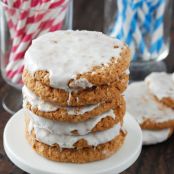 Old Fashioned Iced Oatmeal Cookies