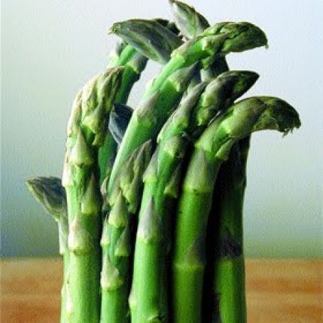 Asparagus with Brown Rosemary Breadcrumbs