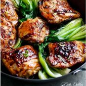 Simple Asian Glazed Chicken Thighs