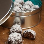 Coconut Ganache Bourbon Balls