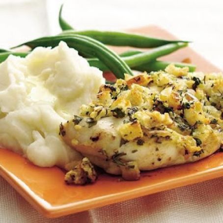 Herbed Mustard-Coated Chicken