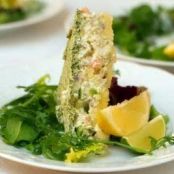 Räk- och avokadotårta med ishavsrom