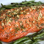 Rosemary and Garlic Roasted Salmon