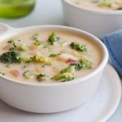 Healthified Broccoli Cheddar Soup